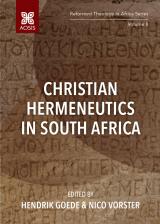 Cover for Christian hermeneutics in South Africa